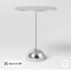 Modern Silver Dining Table